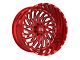 TIS 561 Gloss Red 8-Lug Wheel; 24x14; -76mm Offset (11-16 F-250 Super Duty)