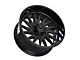 TIS 547B Gloss Black 8-Lug Wheel; 22x10; 10mm Offset (11-16 F-350 Super Duty SRW)