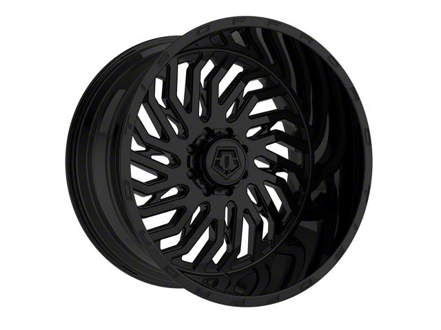 TIS 561B Gloss Black 8-Lug Wheel; 22x12; -44mm Offset (11-16 F-350 Super Duty SRW)