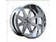 TIS 551P Polished 8-Lug Wheel; 24x14; -76mm Offset (11-16 F-250 Super Duty)