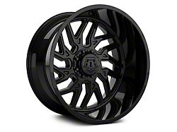 TIS 544GB Gloss Black 6-Lug Wheel; 20x12; -44mm Offset (14-18 Sierra 1500)