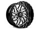 TIS 544MB Gloss Black Machined 6-Lug Wheel; 20x10; -19mm Offset (14-18 Sierra 1500)