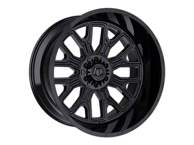 TIS 560 Gloss Black 6-Lug Wheel; 24x14; -76mm Offset (14-18 Sierra 1500)