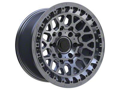 TIS 555A Satin Anthracite 6-Lug Wheel; 17x9; -12mm Offset (14-18 Silverado 1500)