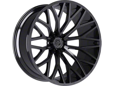 TIS 566 Gloss Black 6-Lug Wheel; 24x12; -44mm Offset (14-18 Silverado 1500)