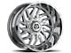 TIS 544BM Chrome 8-Lug Wheel; 20x10; -25mm Offset (15-19 Sierra 2500 HD)