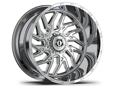 TIS 544BM Chrome 8-Lug Wheel; 20x12; -44mm Offset (15-19 Silverado 2500 HD)