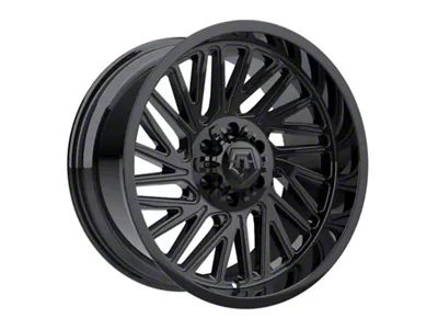 TIS 553 Gloss Black 8-Lug Wheel; 20x9; 18mm Offset (15-19 Silverado 3500 HD SRW)