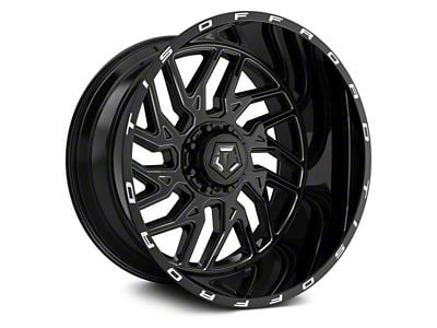 TIS 544BM Gloss Black 6-Lug Wheel; 22x14; -76mm Offset (15-20 Yukon)