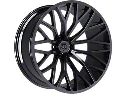 TIS 566 Gloss Black 6-Lug Wheel; 22x10; 10mm Offset (15-20 Yukon)