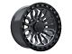 TIS 556AB Satin Black with Anthracite Bead Ring 8-Lug Wheel; 20x10; -19mm Offset (23-24 F-350 Super Duty SRW)