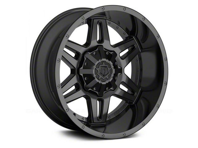 TIS 538B Satin Black 6-Lug Wheel; 18x9; -12mm Offset (2024 Ranger)