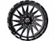 TIS 547B Gloss Black Milled 6-Lug Wheel; 20x12; -44mm Offset (2024 Ranger)