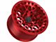 TIS 555MRT Gloss Red 6-Lug Wheel; 17x9; -12mm Offset (2024 Ranger)