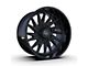 TIS 547B Gloss Black 6-Lug Wheel; 20x10; -19mm Offset (99-06 Sierra 1500)