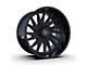 TIS 547B Gloss Black 6-Lug Wheel; 22x10; -19mm Offset (99-06 Sierra 1500)
