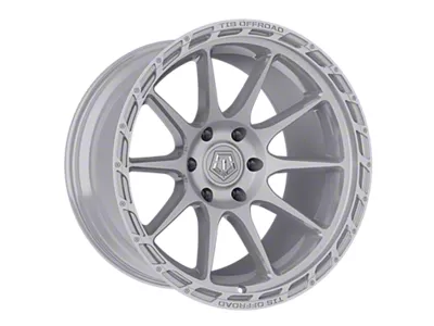 TIS 563 Silver Brushed Machined 6-Lug Wheel; 22x12; -44mm Offset (99-06 Sierra 1500)