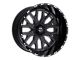 TIS 560 Gloss Black Milled 6-Lug Wheel; 24x14; -76mm Offset (99-06 Silverado 1500)