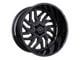 TIS 544 Gloss Black 6-Lug Wheel; 22x12; -44mm Offset (23-25 Canyon)