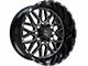 TIS 548BM Gloss Black Milled 6-Lug Wheel; 22x12; -44mm Offset (23-24 Canyon)