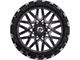 TIS 548BM Gloss Black Milled 6-Lug Wheel; 22x12; -44mm Offset (23-24 Canyon)