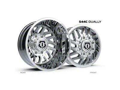 TIS 544 Chrome 5-Lug Wheel; 20x12; -44mm Offset (87-90 Dakota)