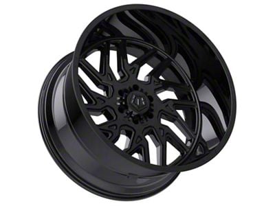 TIS 544 Gloss Black 5-Lug Wheel; 20x10; -19mm Offset (87-90 Dakota)