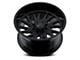 TIS 547B Gloss Black Milled 8-Lug Wheel; 24x14; -76mm Offset (17-22 F-350 Super Duty SRW)