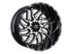 TIS 544 Gloss Black 5-Lug Wheel; 20x10; -25mm Offset (09-18 RAM 1500)