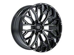 TIS 565 Gloss Silver with Brushed Face and Lip 6-Lug Wheel; 22x12; -44mm Offset (19-25 RAM 1500)