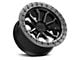 TIS 556BA Satin Black with Satin Anthracite Bead Ring 6-Lug Wheel; 20x9; 20mm Offset (19-23 Ranger)