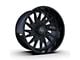 TIS 547B Gloss Black 6-Lug Wheel; 20x10; -19mm Offset (19-24 Sierra 1500)