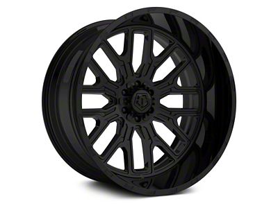 TIS 560B Gloss Black 6-Lug Wheel; 22x12; -44mm Offset (19-24 Sierra 1500)