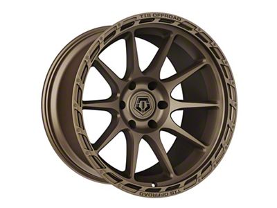 TIS 563 Satin Bronze 8-Lug Wheel; 20x9; 0mm Offset (20-25 Sierra 2500 HD)