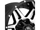 TIS 538MB Gloss Black Machined 6-Lug Wheel; 17x9; -12mm Offset (14-18 Silverado 1500)