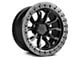 TIS 556BA Satin Black with Satin Anthracite Bead Ring 6-Lug Wheel; 20x9; 20mm Offset (19-25 Silverado 1500)