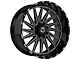 TIS 547B Gloss Black Milled 8-Lug Wheel; 22x10; -19mm Offset (07-10 Silverado 3500 HD SRW)