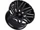 TIS 554BM Gloss Black Milled 6-Lug Wheel; 22x10; -19mm Offset (21-24 Tahoe)