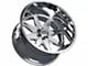 TIS 551P Polished 6-Lug Wheel; 22x12; -44mm Offset (21-24 Yukon)