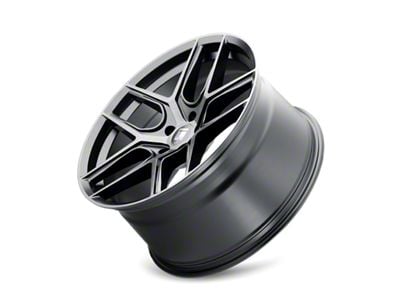 Touren TR79 Matte Black Brushed with Dark 6-Lug Wheel; 22x9.5; 30mm Offset (04-08 F-150)