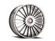 Touren TR10 Satin Silver Machined 6-Lug Wheel; 24x10; 25mm Offset (07-13 Sierra 1500)