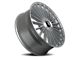 Touren TR10 Satin Silver Machined 6-Lug Wheel; 24x10; 25mm Offset (07-13 Sierra 1500)