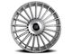 Touren TR10 Satin Silver Machined 6-Lug Wheel; 24x10; 25mm Offset (07-13 Sierra 1500)