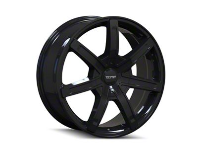 Touren TR65 Black 6-Lug Wheel; 18x8; 20mm Offset (07-13 Sierra 1500)