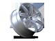 Touren TR65 Silver 6-Lug Wheel; 20x8.5; 30mm Offset (07-13 Silverado 1500)