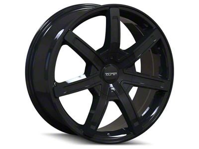 Touren TR65 Black 6-Lug Wheel; 17x7.5; 20mm Offset (07-14 Tahoe)