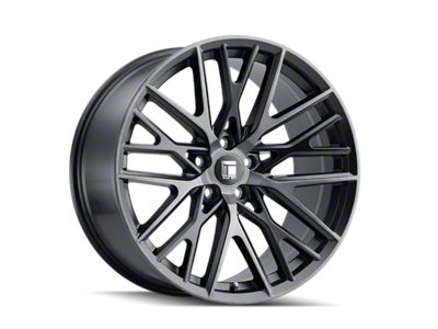 Touren TR91 Matte Black Brushed with Dark 6-Lug Wheel; 22x9.5; 18mm Offset (07-14 Tahoe)