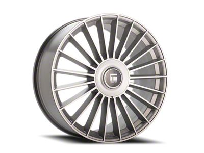 Touren TR10 Satin Silver Machined 6-Lug Wheel; 24x10; 25mm Offset (07-14 Yukon)