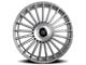 Touren TR10 Satin Silver Machined 6-Lug Wheel; 24x10; 25mm Offset (15-20 Tahoe)