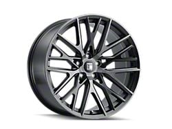 Touren TR91 Matte Black Brushed with Dark 6-Lug Wheel; 22x9.5; 18mm Offset (15-20 Tahoe)